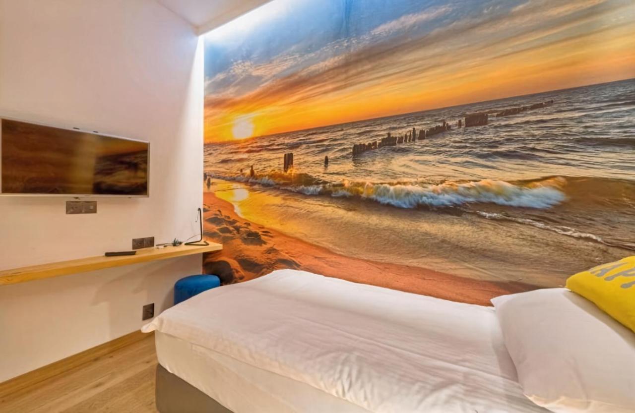 גדנסק Riverview Apartament Waterline Spa & Pool מראה חיצוני תמונה